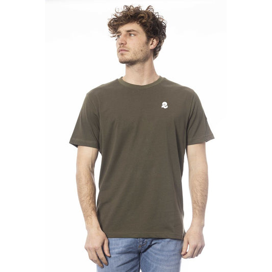 Green Cotton Men T-Shirt - SEHABRANDS