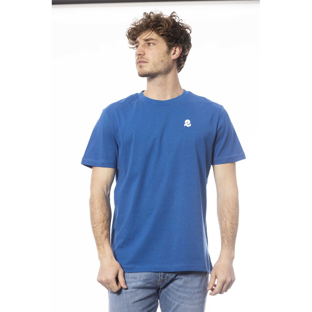 Blue Cotton Men T-Shirt - SEHABRANDS