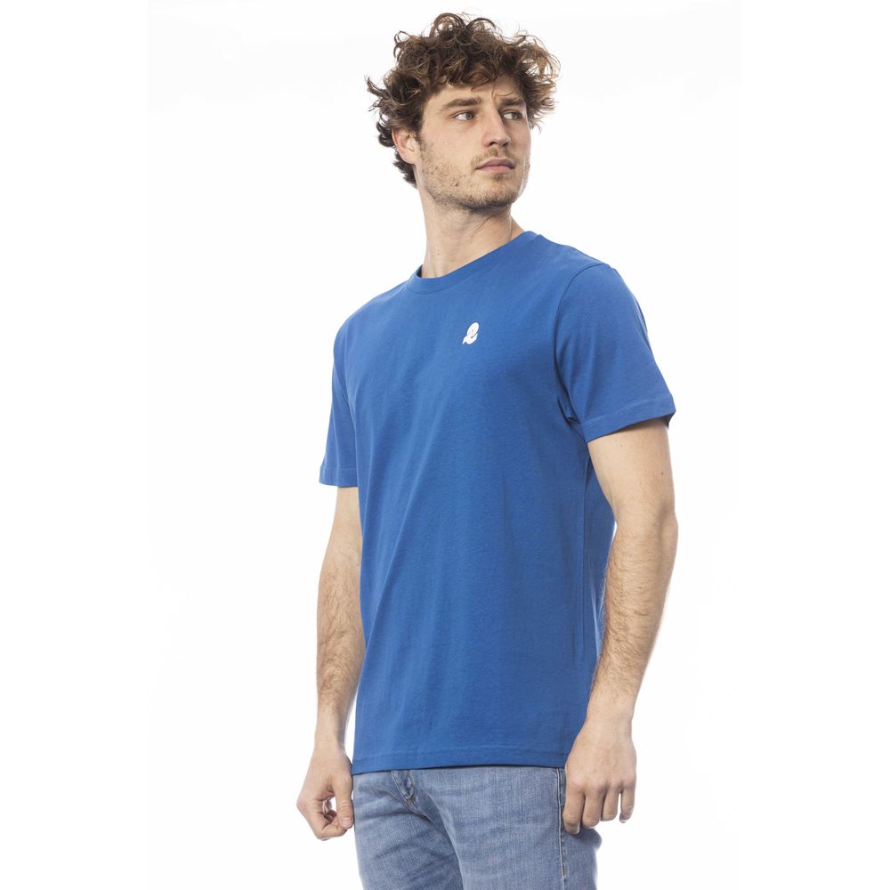 Blue Cotton Men T-Shirt - SEHABRANDS