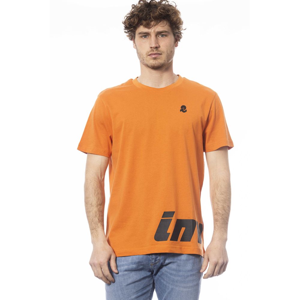 Orange Cotton Men T-Shirt - SEHABRANDS