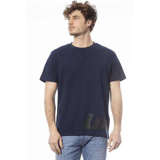 Blue Cotton Men T-Shirt - SEHABRANDS