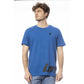 Blue Cotton Men T-Shirt - SEHABRANDS