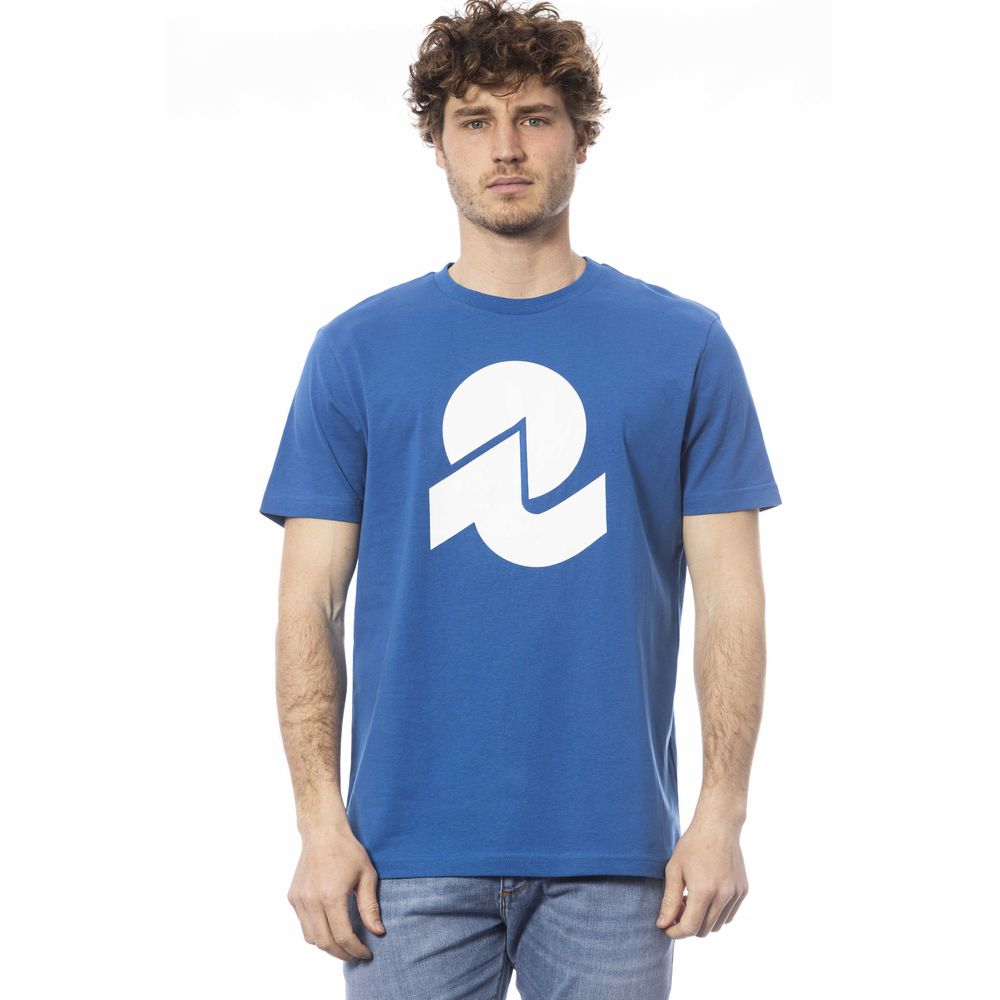 Blue Cotton Men T-Shirt - SEHABRANDS