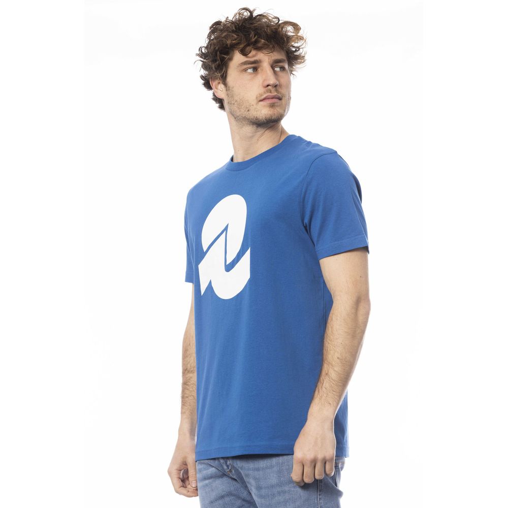 Blue Cotton Men T-Shirt - SEHABRANDS