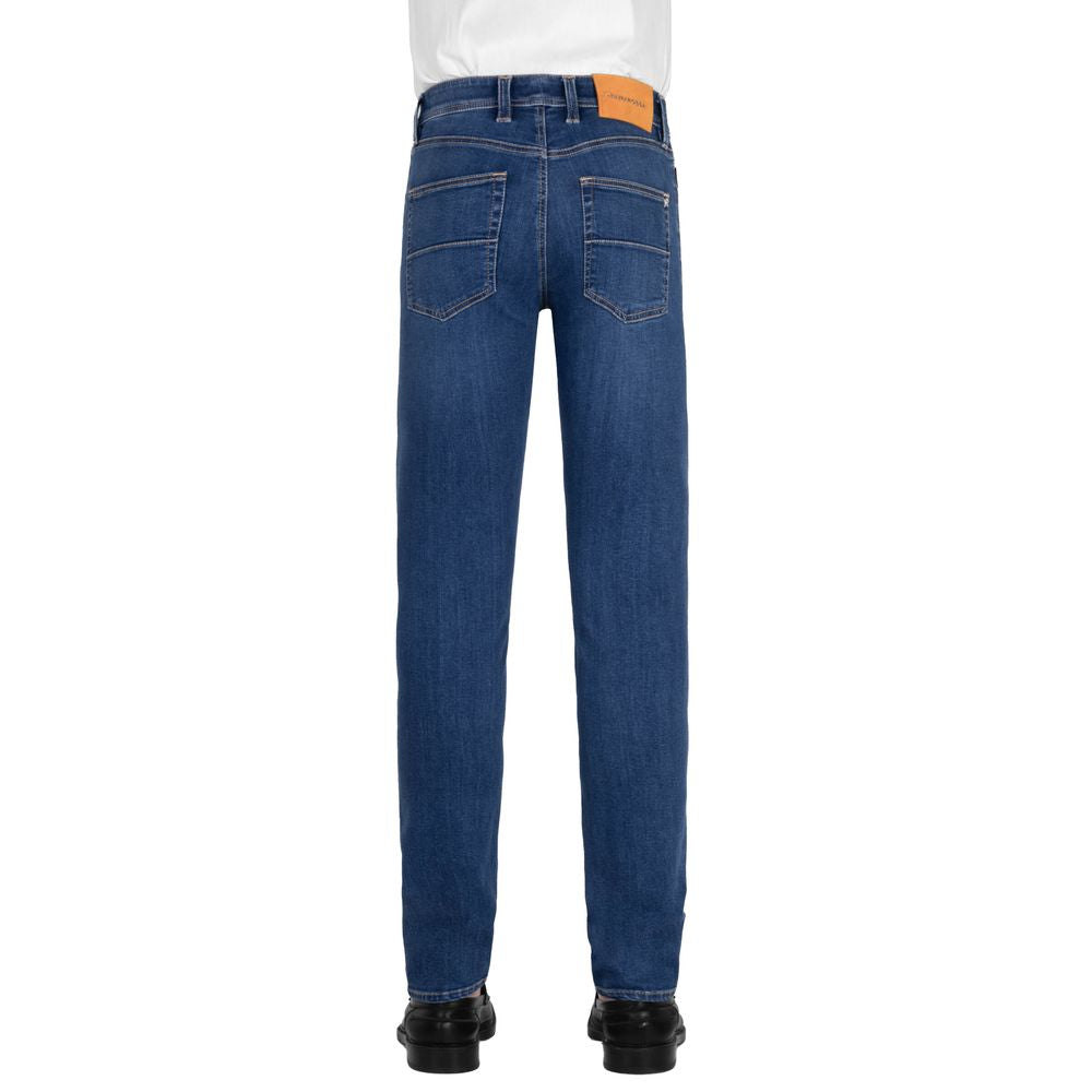 Elegant Stretch Cotton Men's Jeans - SEHABRANDS