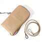 Dolce & Gabbana Elegant Beige Leather Crossbody Phone Bag