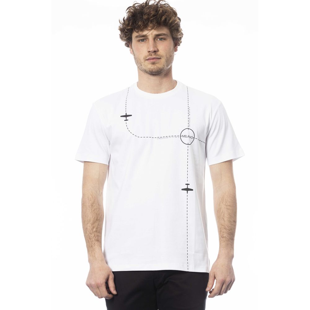 White Cotton Men T-Shirt - SEHABRANDS