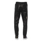 Sleek Black Leather Trousers for Men - SEHABRANDS