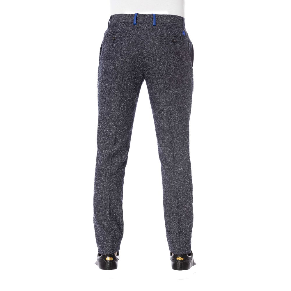 Black Cotton Men Trousers - SEHABRANDS