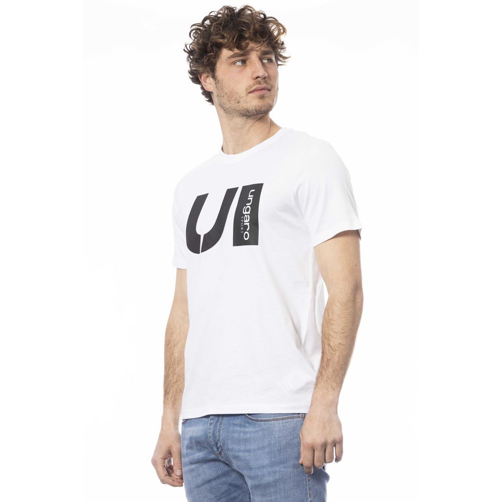 White Cotton Men T-Shirt - SEHABRANDS