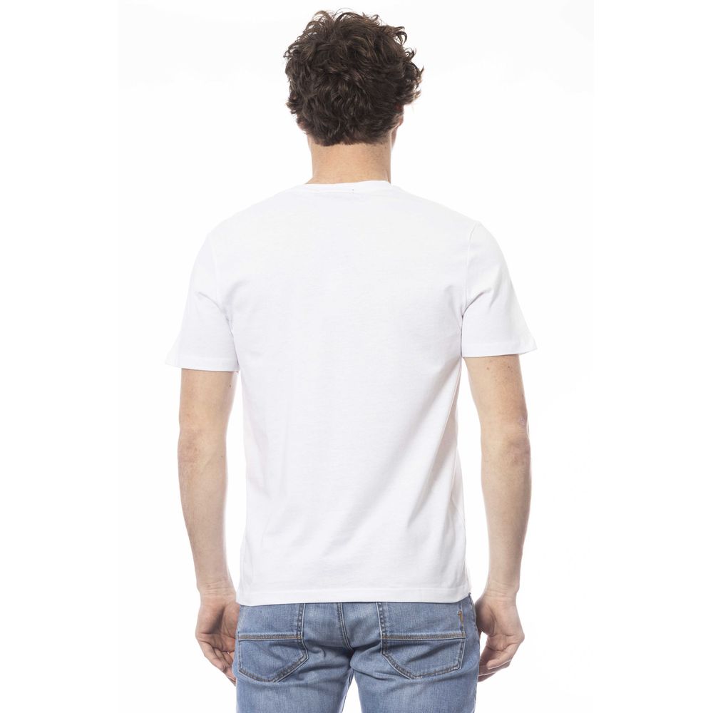 White Cotton Men T-Shirt - SEHABRANDS