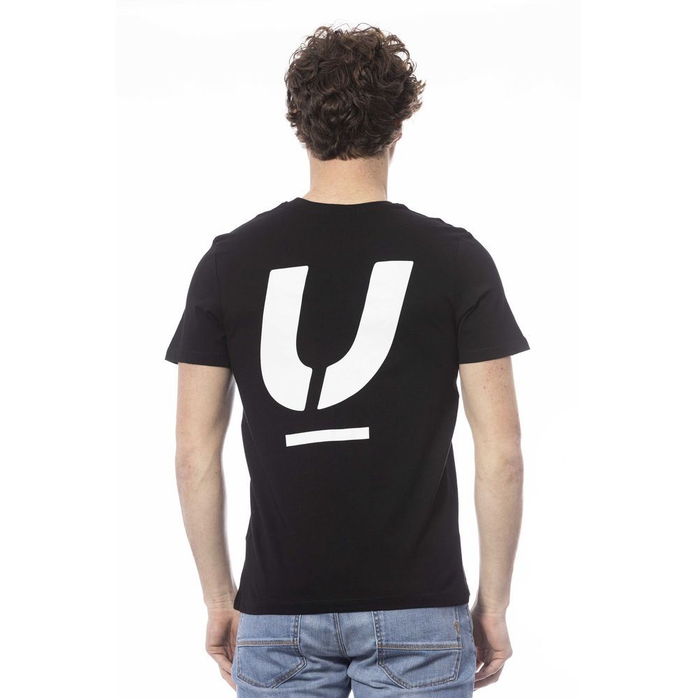 Black Cotton Men T-Shirt - SEHABRANDS