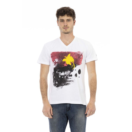 White Cotton Men T-Shirt - SEHABRANDS