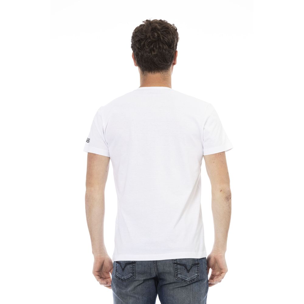 White Cotton Men T-Shirt - SEHABRANDS