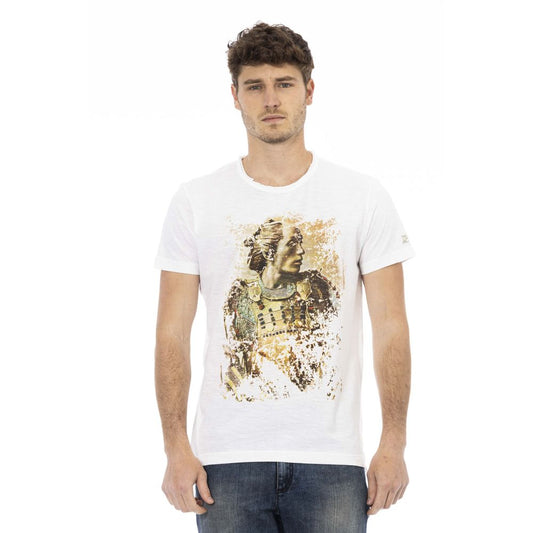 White Cotton Men T-Shirt - SEHABRANDS