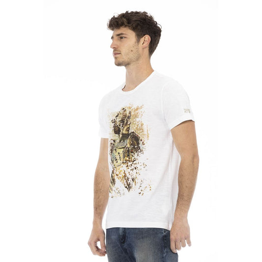 White Cotton Men T-Shirt - SEHABRANDS