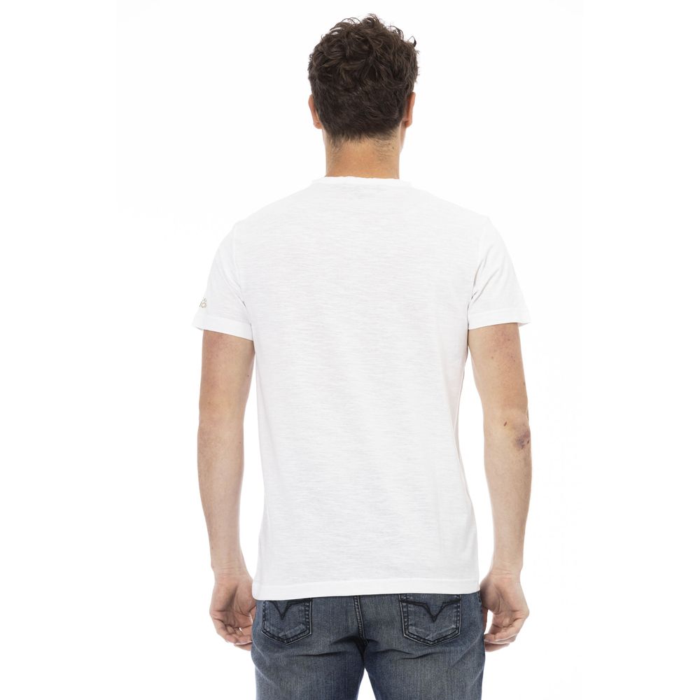 White Cotton Men T-Shirt - SEHABRANDS