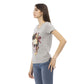 Gray Cotton Women's Top - SEHABRANDS