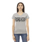 Gray Cotton Women Top - SEHABRANDS