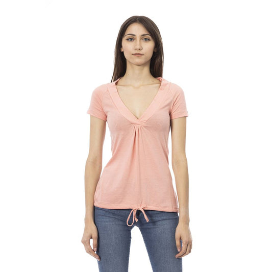 Pink Cotton Women Top - SEHABRANDS