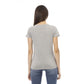 Gray Cotton Women Top - SEHABRANDS