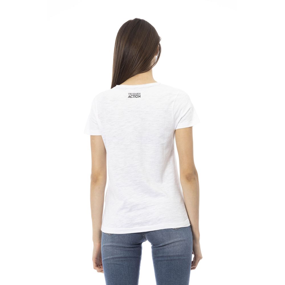 White Cotton Women Top - SEHABRANDS