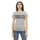 Gray Cotton Women Top - SEHABRANDS