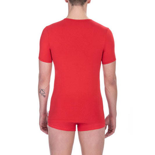 Red Cotton Men T-Shirt - SEHABRANDS