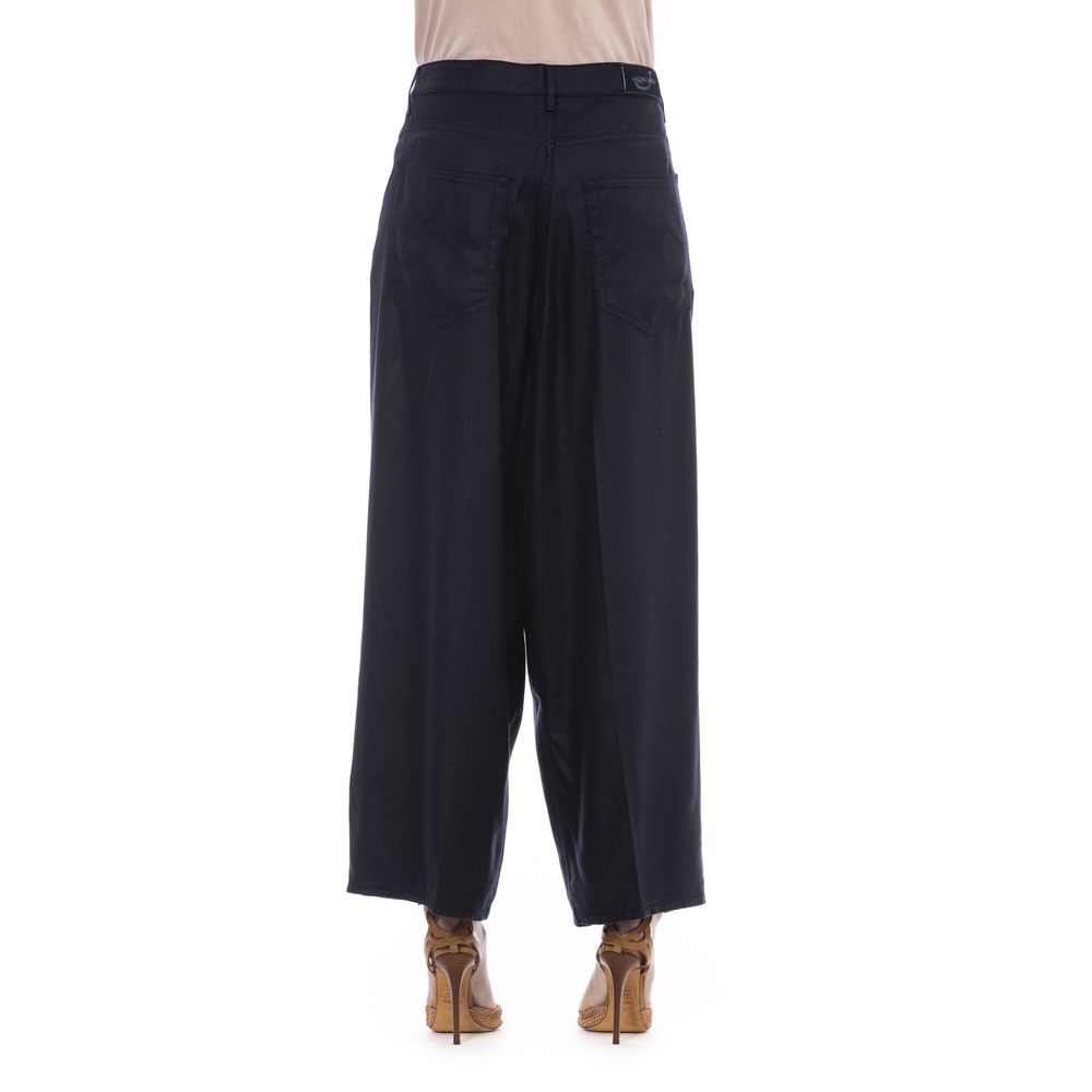 Black Cotton Women Pant - SEHABRANDS