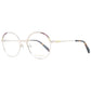 Emilio Pucci Gold Women Optical Frames