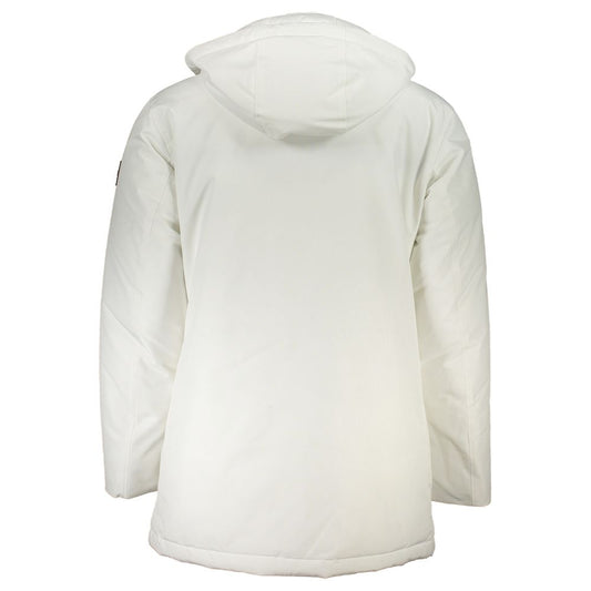 White Polyamide Men Jacket - SEHABRANDS