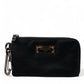 Dolce & Gabbana Chic Nylon-Leather Designer Pouch