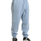 Dolce & Gabbana Elegant Light Blue Cotton Blend Joggers