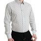 Dolce & Gabbana Elegant White Cotton Slim Fit Dress Shirt