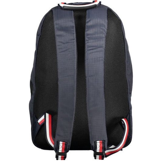 Blue Polyester Men Backpack - SEHABRANDS