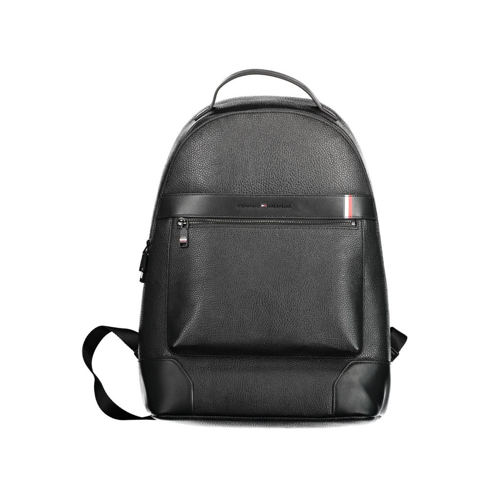 Black Polyethylene Men Backpack - SEHABRANDS