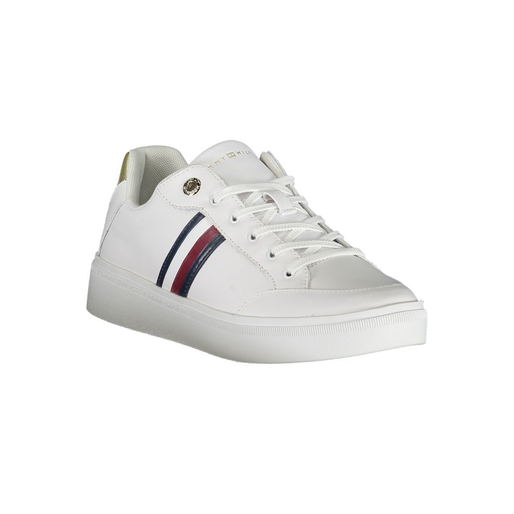 Tommy Hilfiger White Leather Women Sneaker