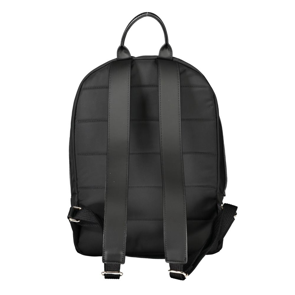 Tommy Hilfiger Black Polyester Women Backpack