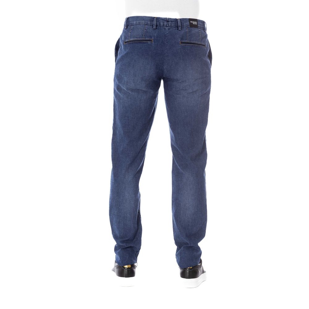 Blue Cotton Men Jeans - SEHABRANDS