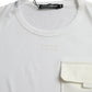 Dolce & Gabbana Elegant White Crew Neck Cotton Tee