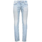 Brighton Light Blue Stitched Jeans - SEHABRANDS