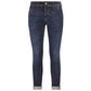 Sleek Skinny Fit Dark Blue Jeans - SEHABRANDS