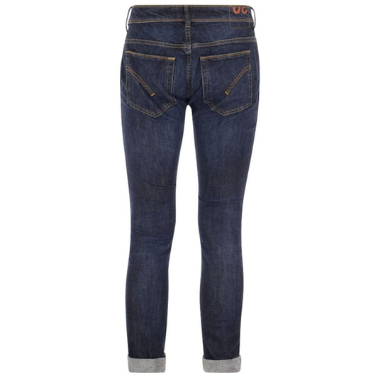 Sleek Skinny Fit Dark Blue Jeans - SEHABRANDS