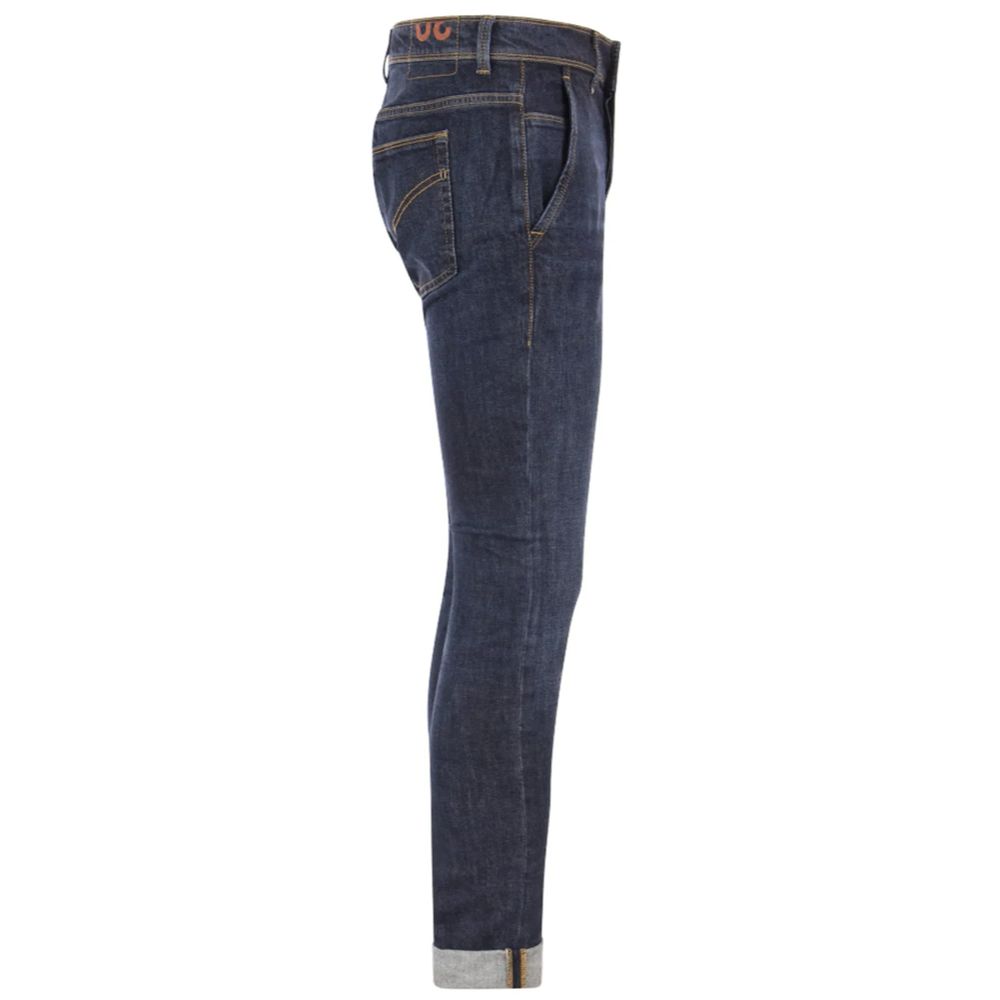 Sleek Skinny Fit Dark Blue Jeans - SEHABRANDS