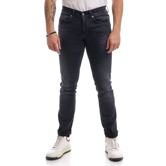 Elevated Black Stretch Jeans for Sophisticated Style - SEHABRANDS