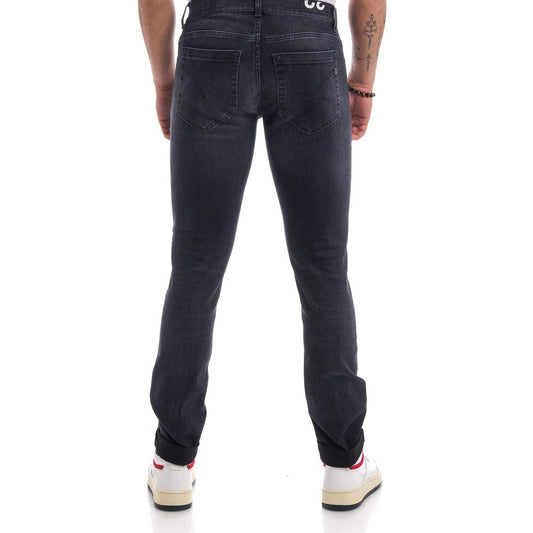 Elevated Black Stretch Jeans for Sophisticated Style - SEHABRANDS