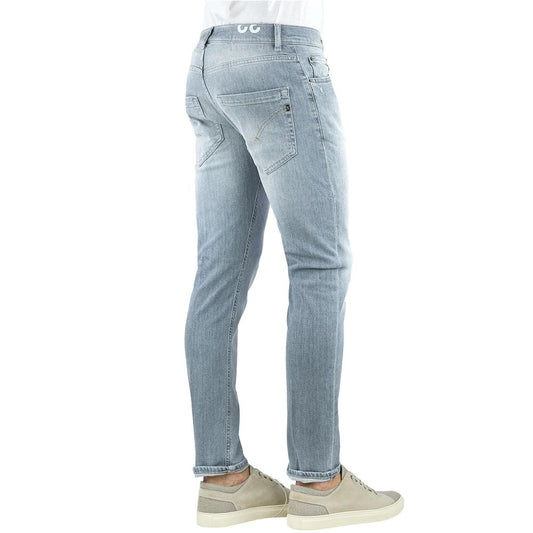 Sleek Gray Slim Fit Designer Jeans - SEHABRANDS