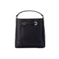 Mercer Small Black Pebbled Leather Bucket Crossbody Bag Purse - SEHABRANDS