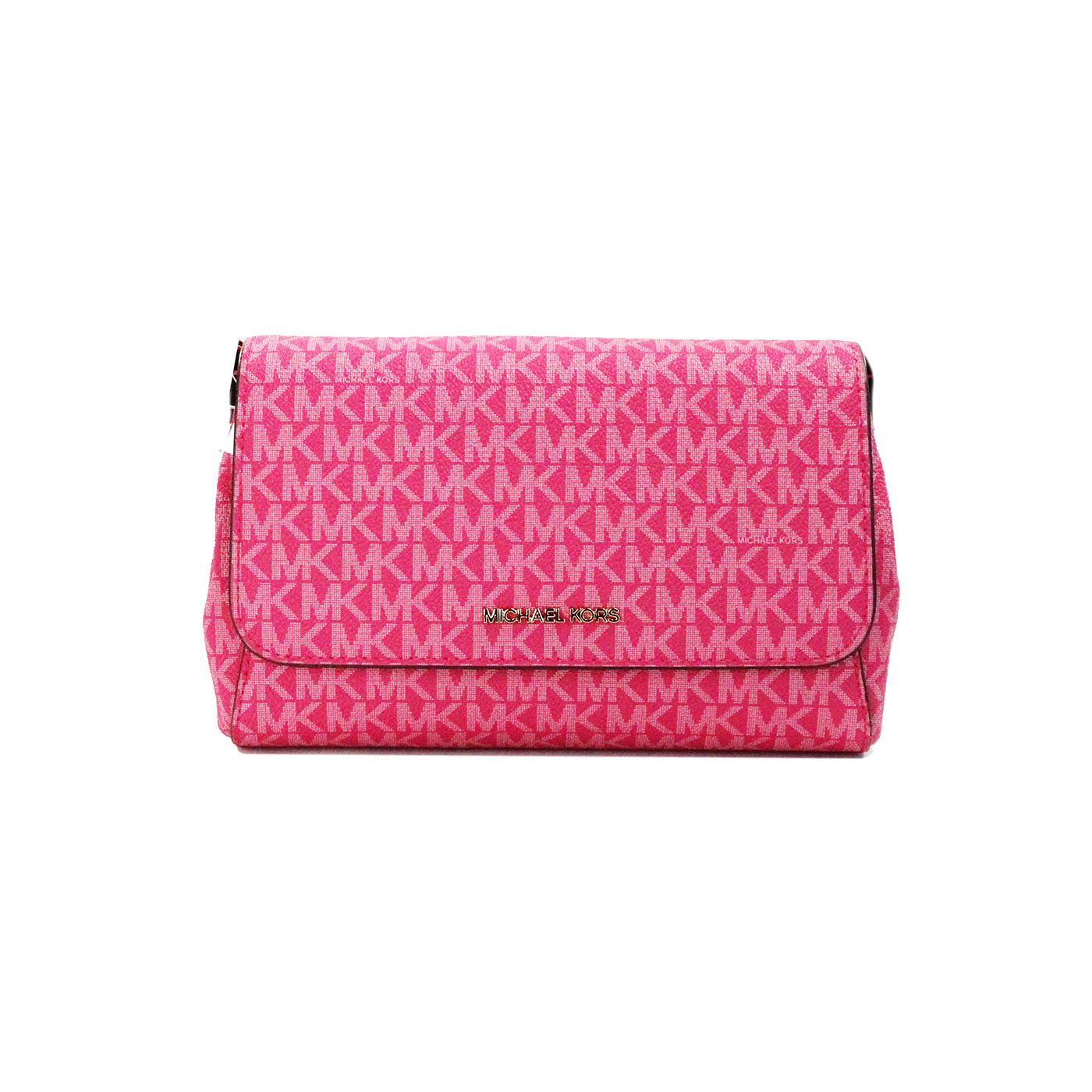 Jet Set Medium Electric Pink Convertible Pouchette Crossbody Bag - SEHABRANDS