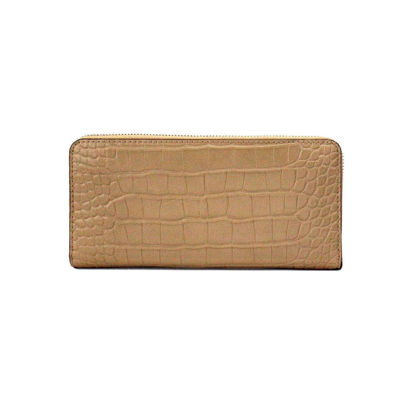 Jet Set Large Camel Animal Print Leather Continental Wrist Wallet - SEHABRANDS